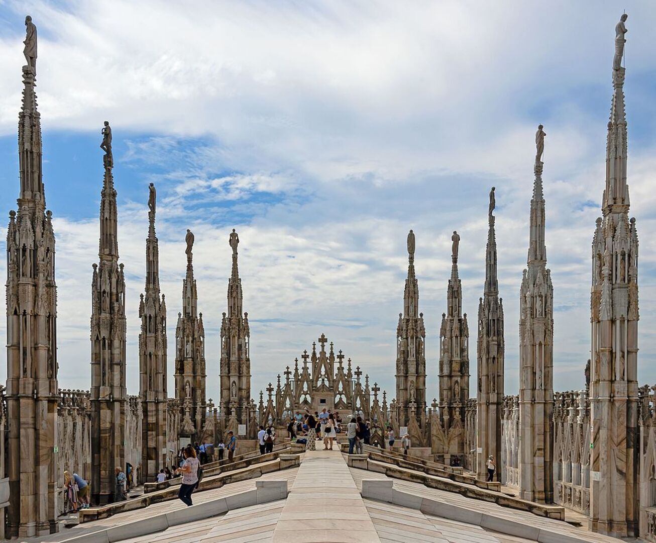 Milan Cathedral Rooftop and Spires